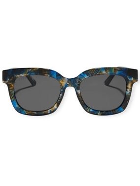 DIFF Makay Sunglasses Glacial Tortoise Frame Grey Lens Square NWT